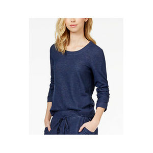 NWT Alfani Ruched-Sleeve Pajama Top 260226N321